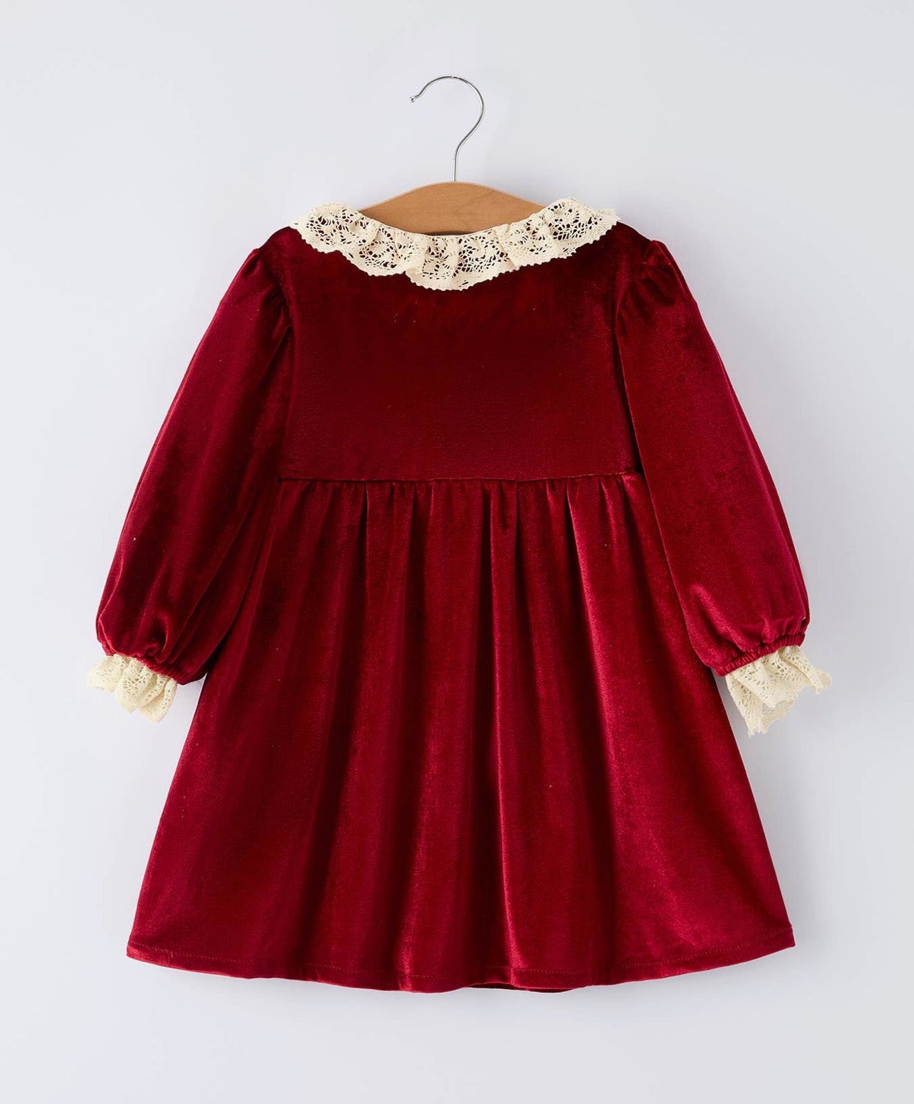 Ruby Velvet Lace Dress