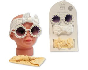 Daisy Bow & Sunglasses Gift Set